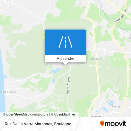 Rue De La Verte Marennes plan