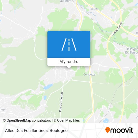 Allée Des Feuillantines plan