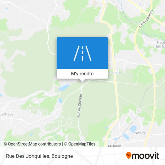 Rue Des Jonquilles plan