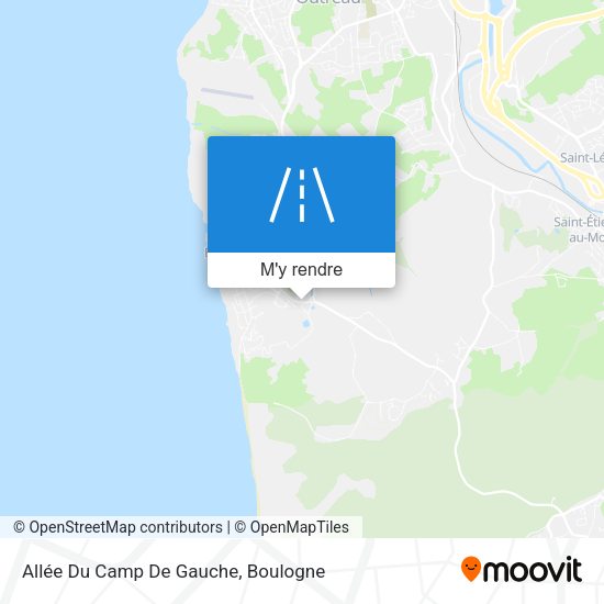Allée Du Camp De Gauche plan