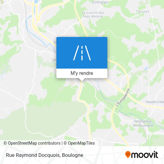 Rue Raymond Docquois plan