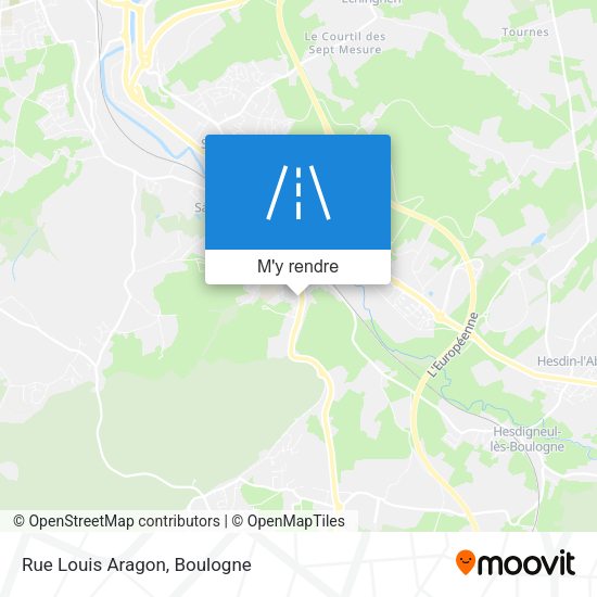 Rue Louis Aragon plan