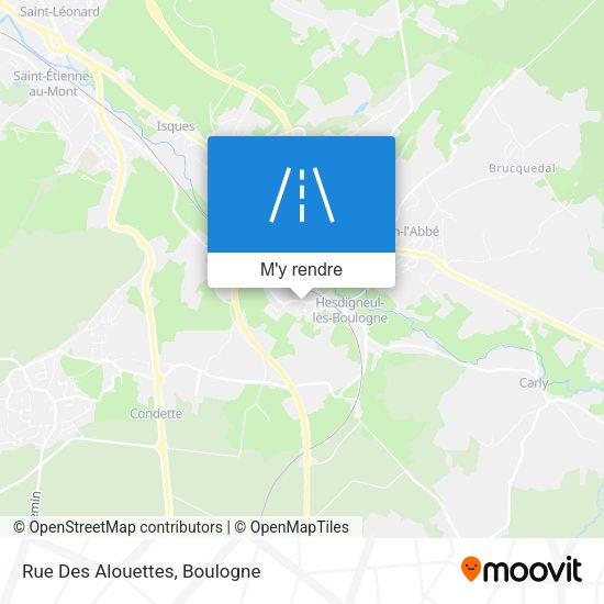 Rue Des Alouettes plan