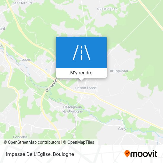 Impasse De L'Église plan