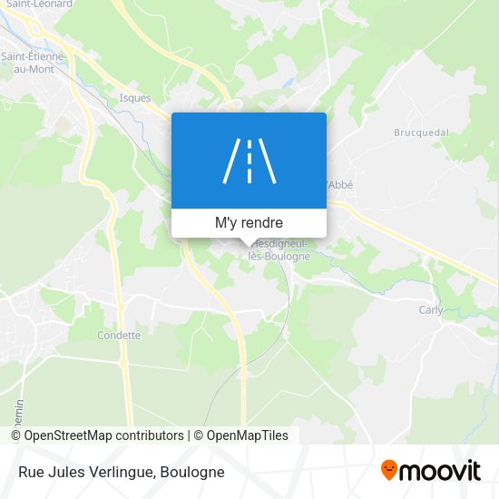 Rue Jules Verlingue plan