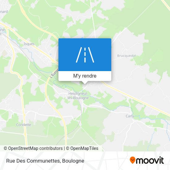 Rue Des Communettes plan