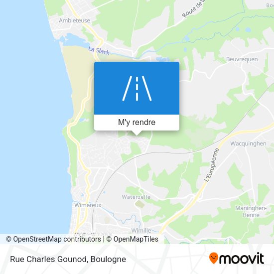 Rue Charles Gounod plan