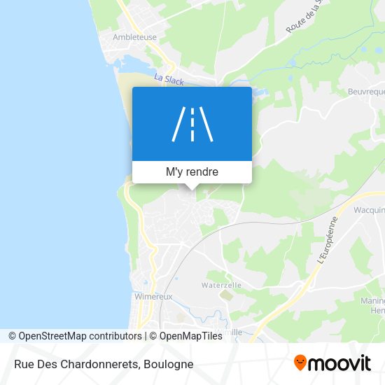 Rue Des Chardonnerets plan
