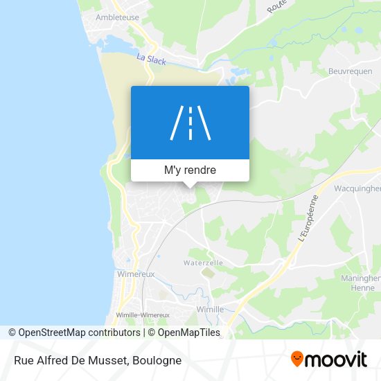 Rue Alfred De Musset plan