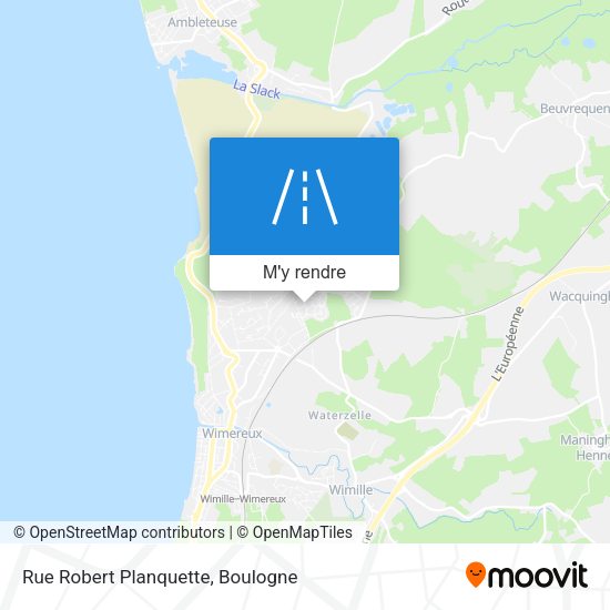 Rue Robert Planquette plan