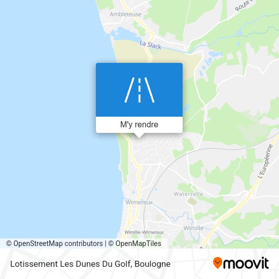 Lotissement Les Dunes Du Golf plan