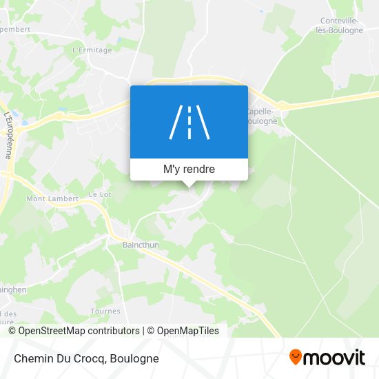 Chemin Du Crocq plan