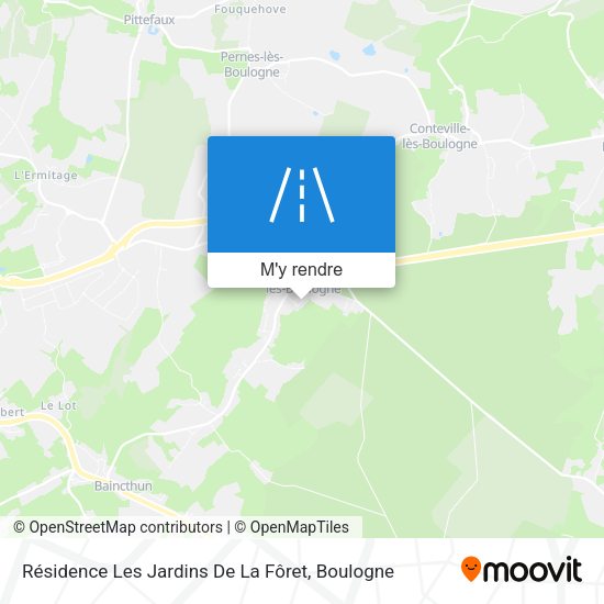 Résidence Les Jardins De La Fôret plan