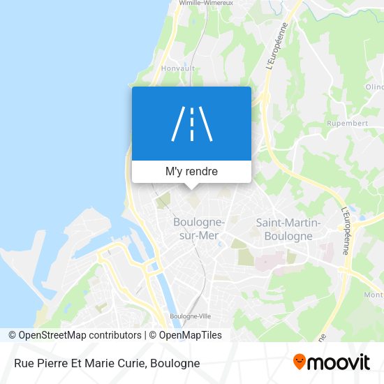 Rue Pierre Et Marie Curie plan