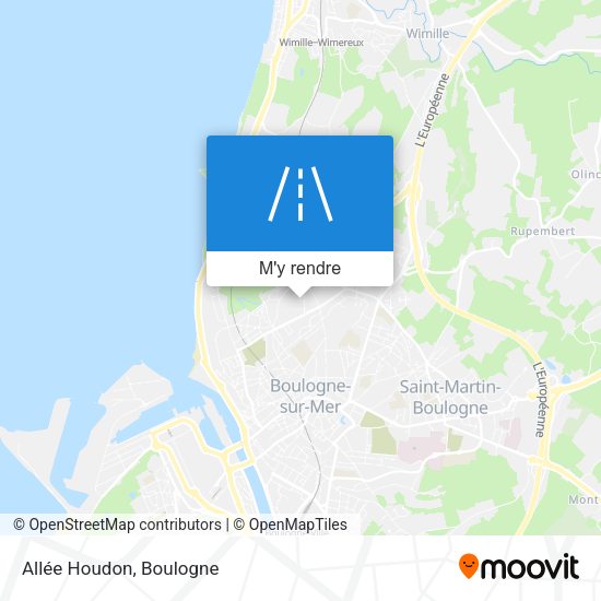 Allée Houdon plan