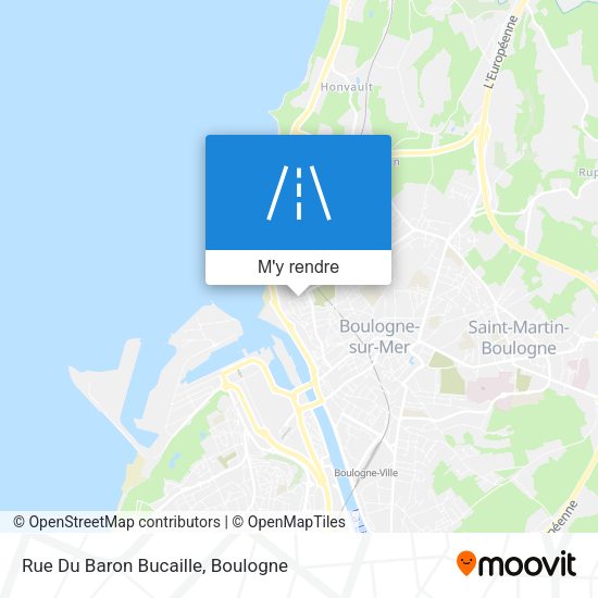 Rue Du Baron Bucaille plan