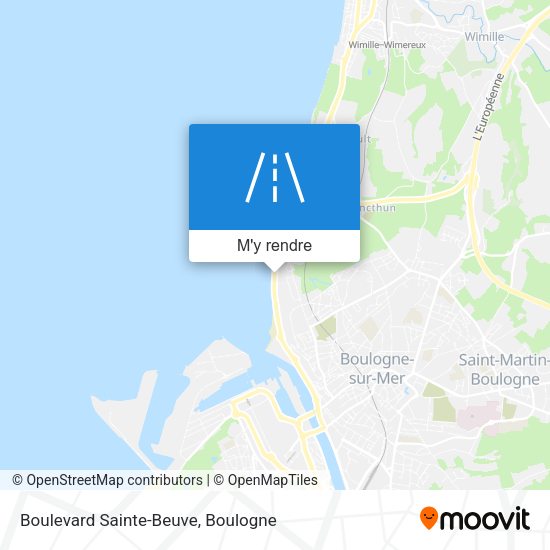 Boulevard Sainte-Beuve plan