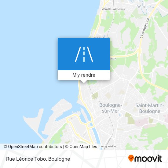 Rue Léonce Tobo plan
