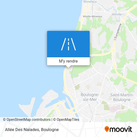 Allée Des Naïades plan