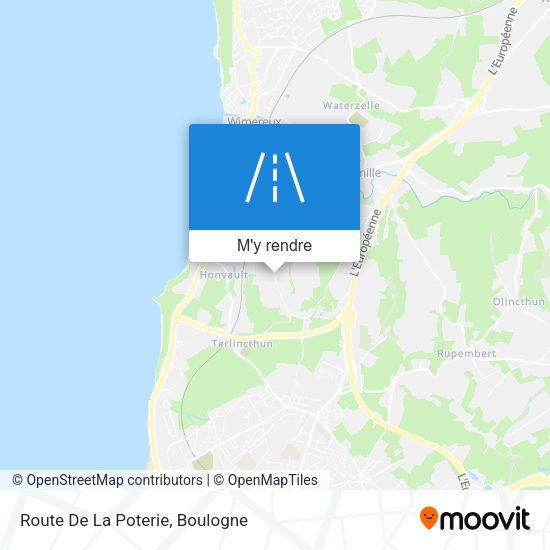 Route De La Poterie plan