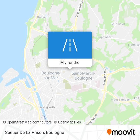 Sentier De La Prison plan