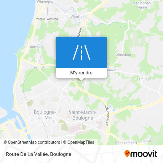 Route De La Vallée plan