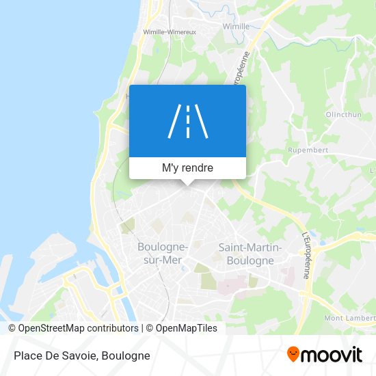 Place De Savoie plan
