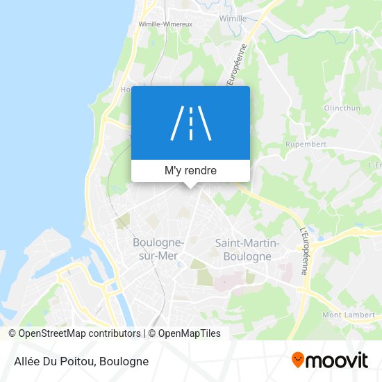 Allée Du Poitou plan
