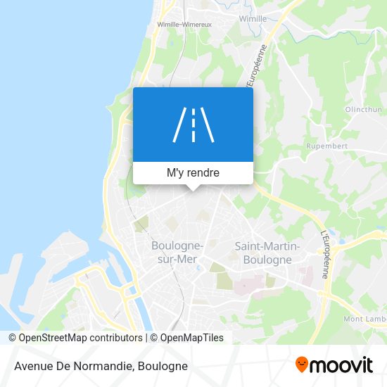 Avenue De Normandie plan