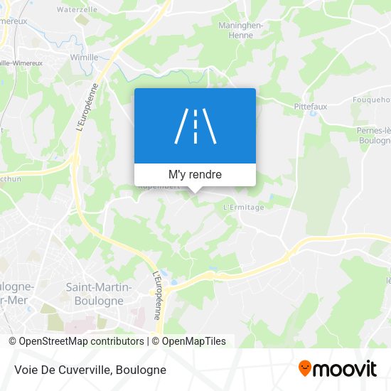 Voie De Cuverville plan