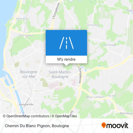 Chemin Du Blanc Pignon plan