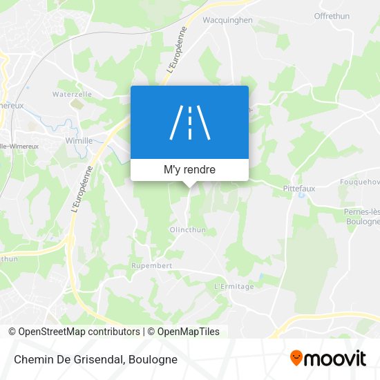 Chemin De Grisendal plan