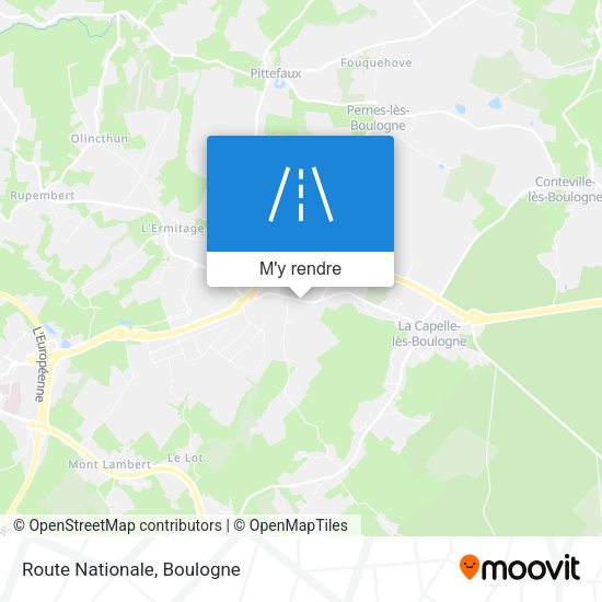 Route Nationale plan