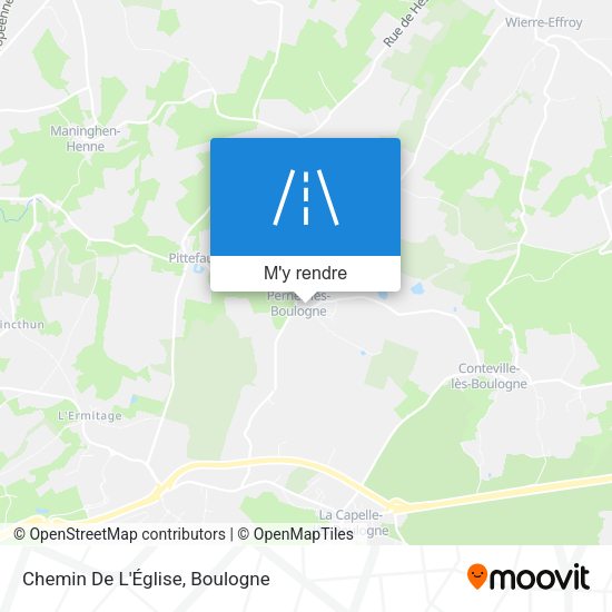 Chemin De L'Église plan