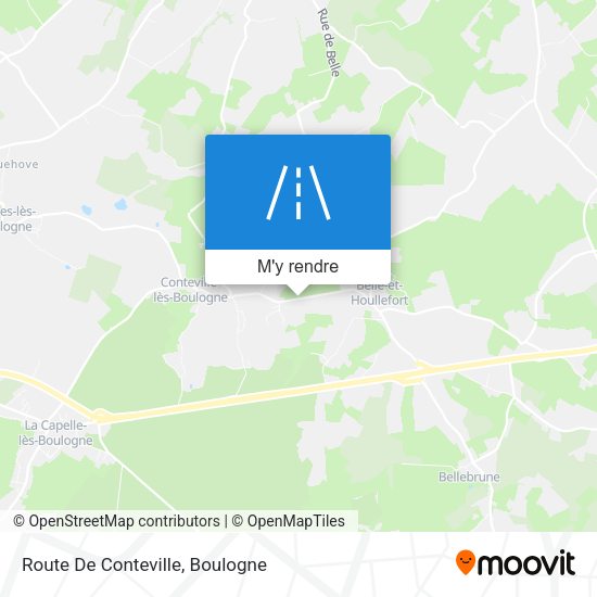 Route De Conteville plan