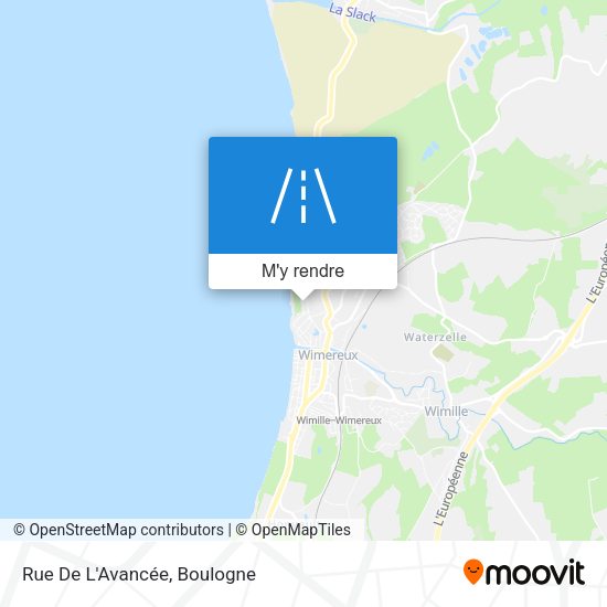 Rue De L'Avancée plan