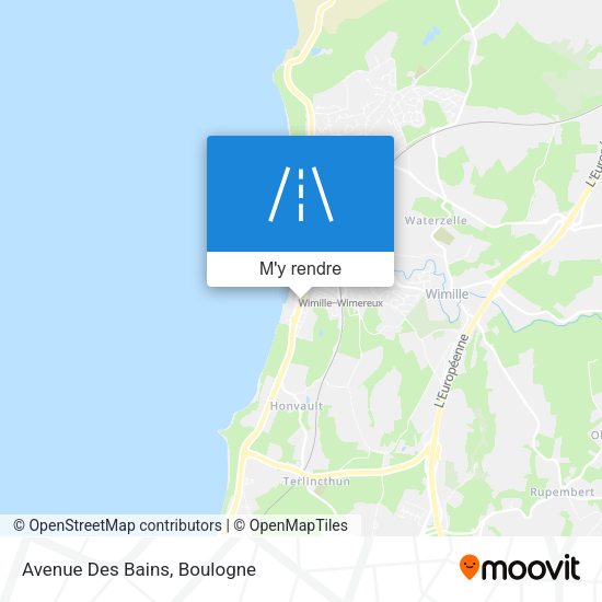 Avenue Des Bains plan