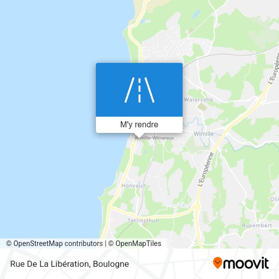 Rue De La Libération plan