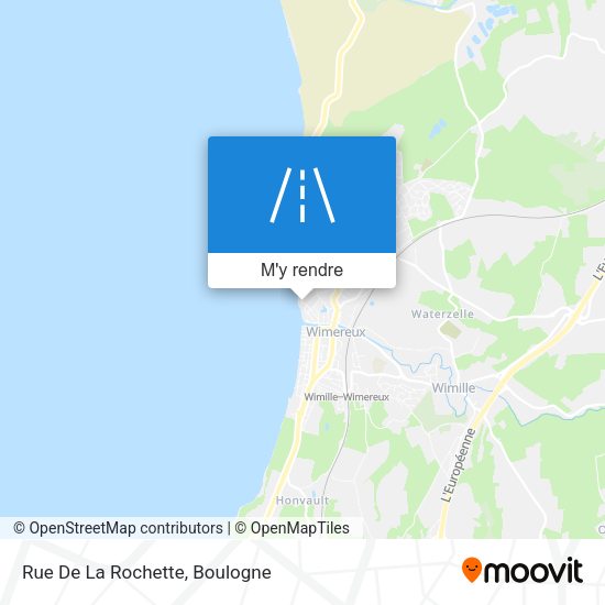 Rue De La Rochette plan