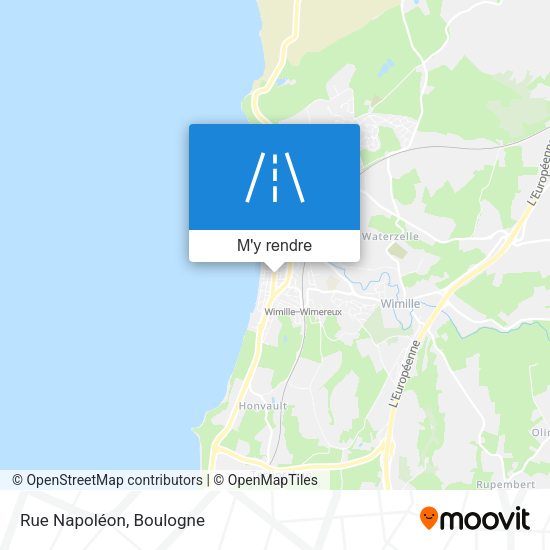Rue Napoléon plan