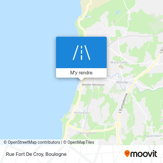 Rue Fort De Croy plan