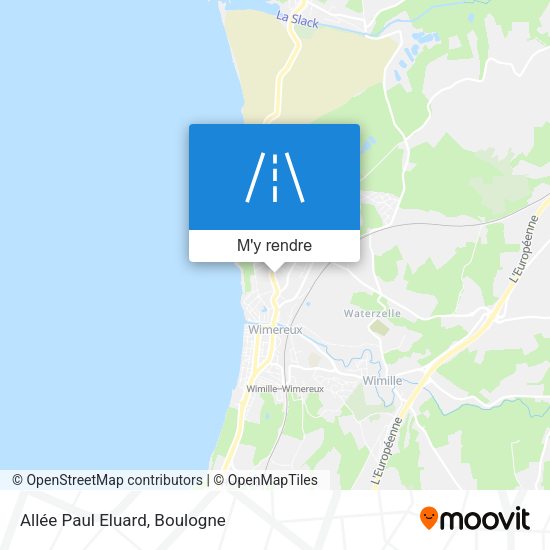 Allée Paul Eluard plan