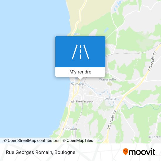 Rue Georges Romain plan