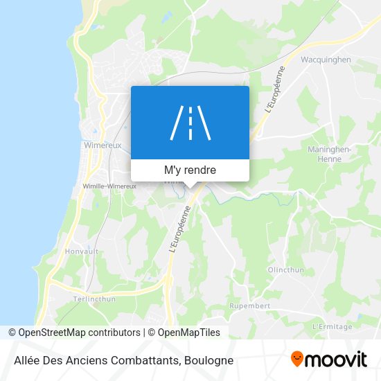 Allée Des Anciens Combattants plan