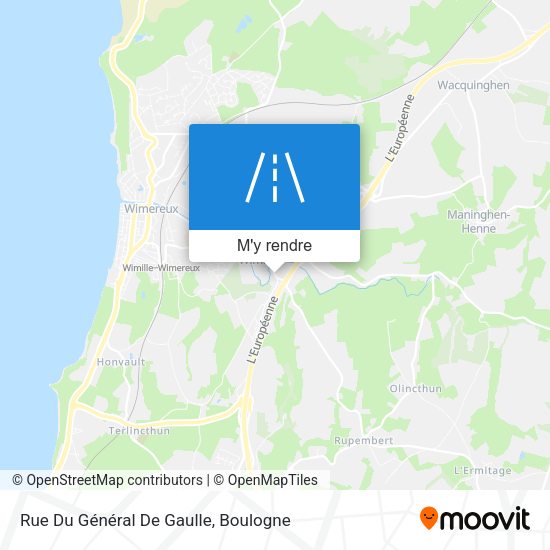 Rue Du Général De Gaulle plan