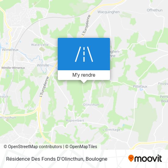 Résidence Des Fonds D'Olincthun plan