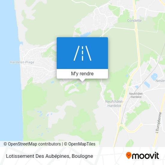 Lotissement Des Aubépines plan