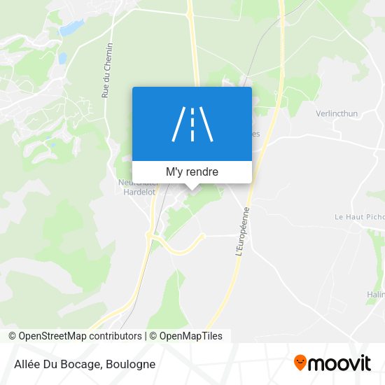 Allée Du Bocage plan