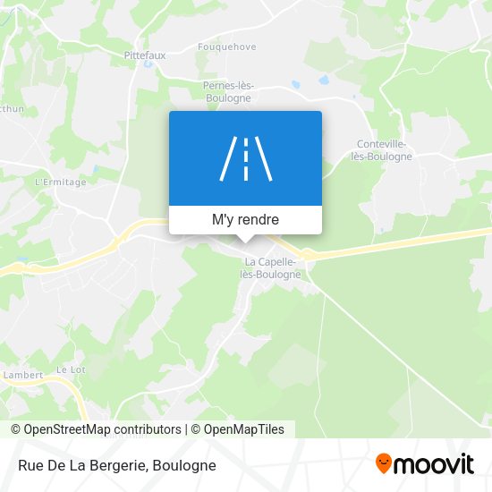 Rue De La Bergerie plan