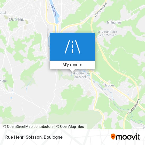 Rue Henri Soisson plan